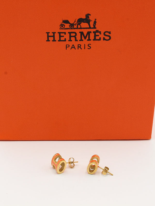 حلق هيرمز صغير حلق HERMES