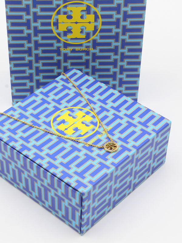 سلسال توري بورش ناعمة زركون لوقو سلسال tory burch