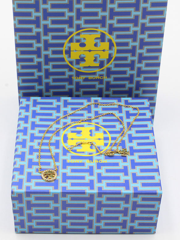 سلسال توري بورش ناعمة زركون لوقو سلسال tory burch
