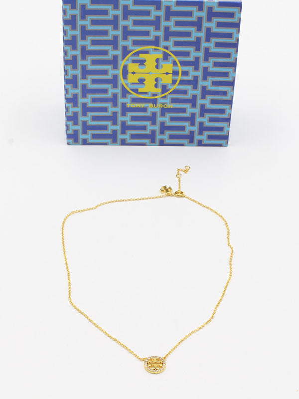 سلسال توري بورش ناعمة زركون لوقو سلسال tory burch