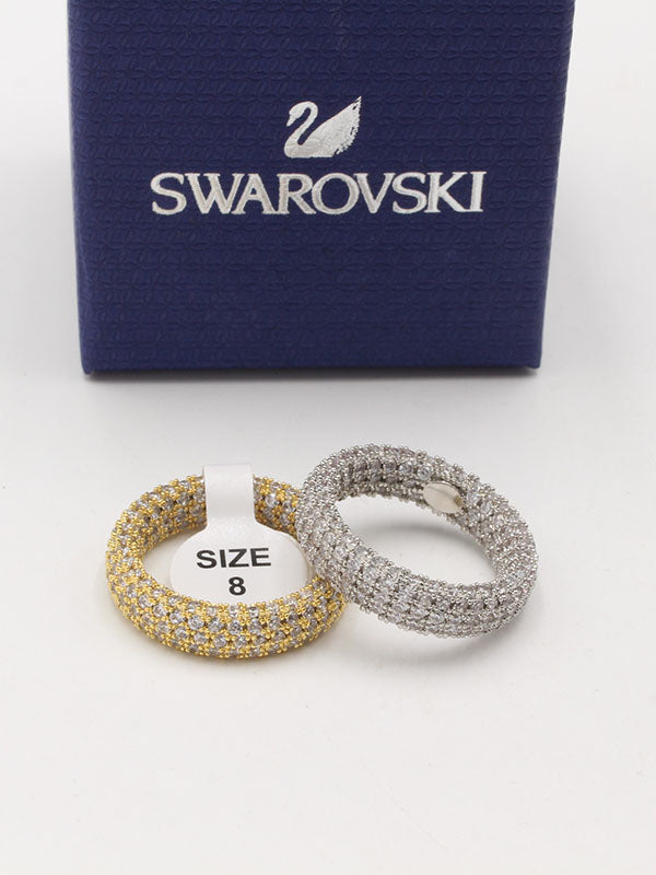 خاتم سواروفسكي دبلو فل زركون سهره خواتم Swarovski
