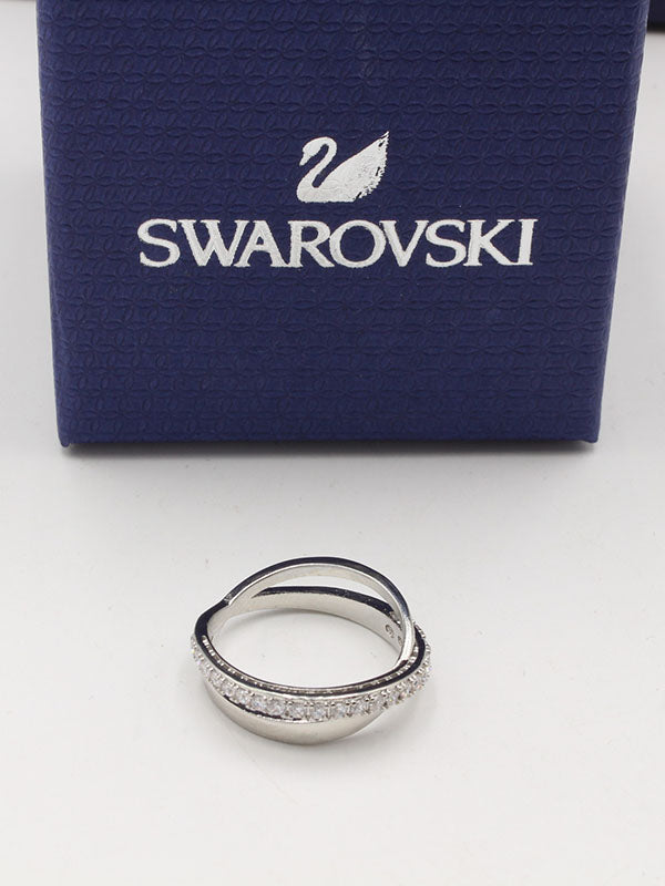 خاتم سواروفسكي اكس فضي خواتم Swarovski فضي 6