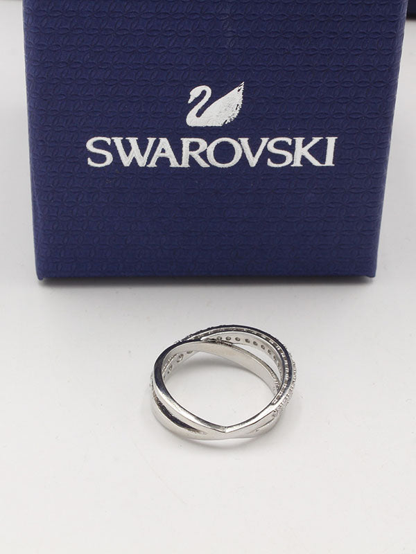 خاتم سواروفسكي اكس فضي خواتم Swarovski