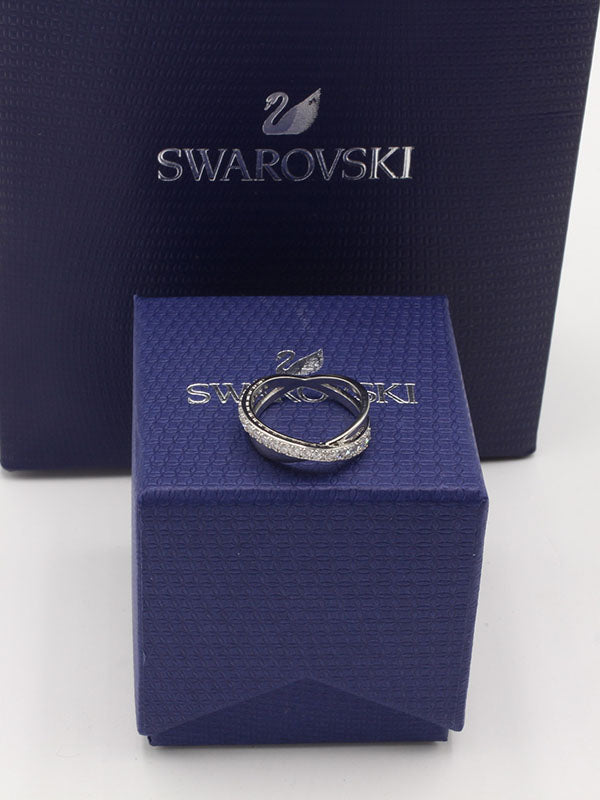 خاتم سواروفسكي اكس فضي خواتم Swarovski
