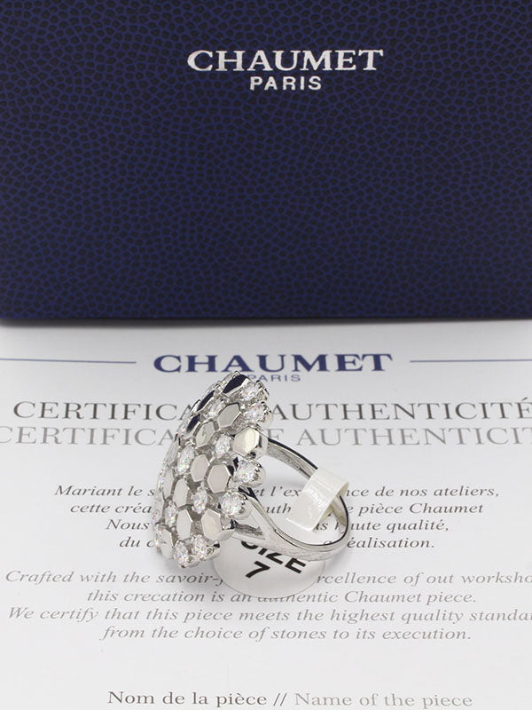 خاتم شومية زركون الجديد لوقو خواتم chaumet
