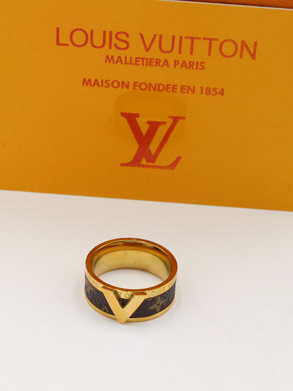 خاتم لويس فيتون براون اديشن خواتم louis vuitton ذهبي 6