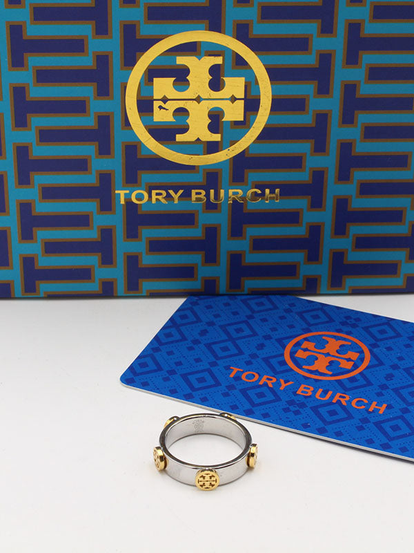 دبلة توري بورش مكس ميتال خواتم tory burch