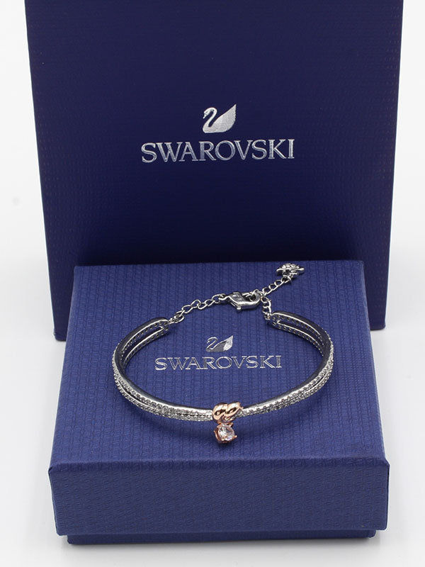 اسواره سواروفسكي زركون هارت روز قولد اسواره Swarovski فضي