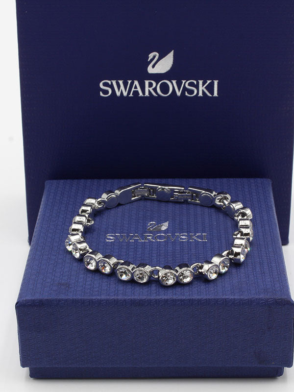 اسواره سواروفسكي زركون فضية اسواره Swarovski