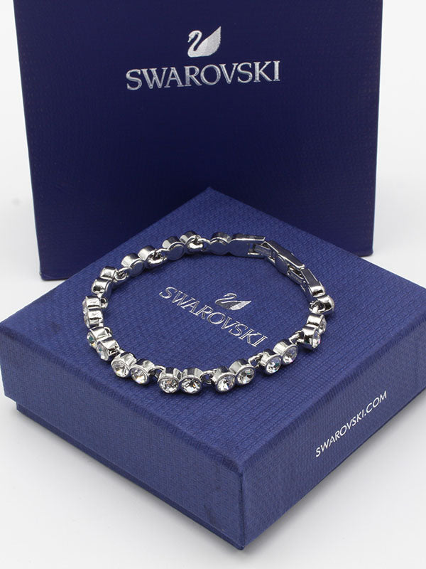 اسواره سواروفسكي زركون فضية اسواره Swarovski