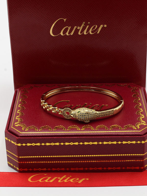 اسواره كارتير تايقر زركون بانقل اسواره CARTIER ذهبي