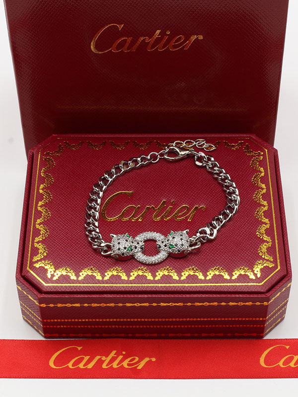 اسواره كارتير تايقر زركون جنزير اسواره CARTIER فضي
