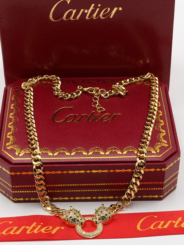 سلسال كارتير تايقر زركون جنزير سلسال CARTIER