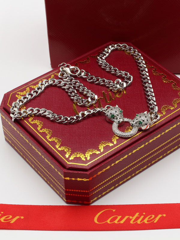 سلسال كارتير تايقر زركون جنزير سلسال CARTIER