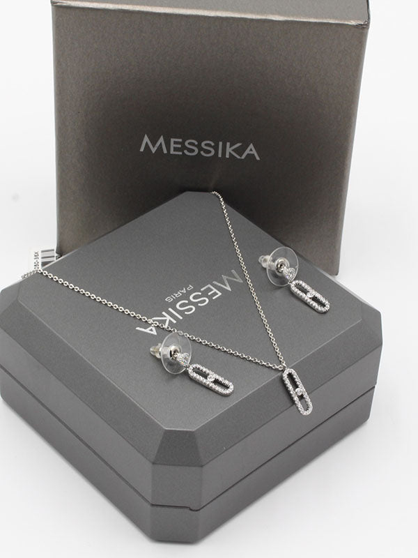 طقم ميسيكا سمبل ناعم زركون اطقم messika