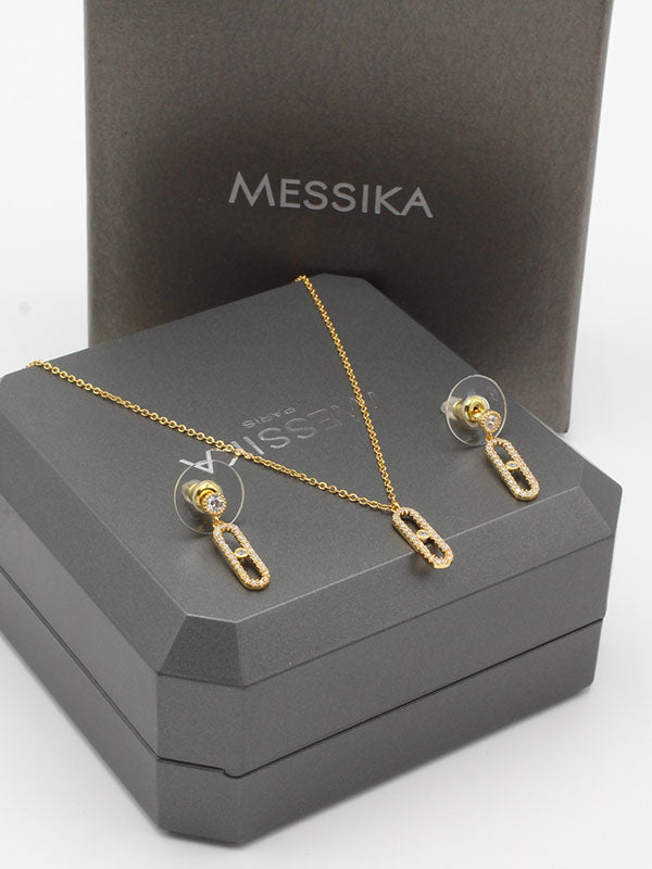 طقم ميسيكا سمبل ناعم زركون اطقم messika