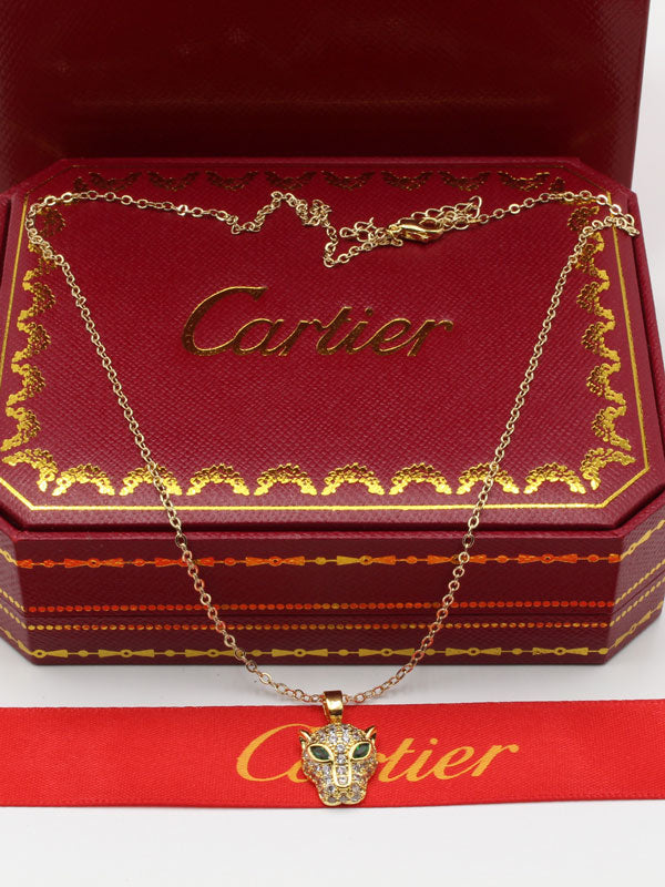 سلسال تايقر فيس قرين ايز سلسال CARTIER ذهبي