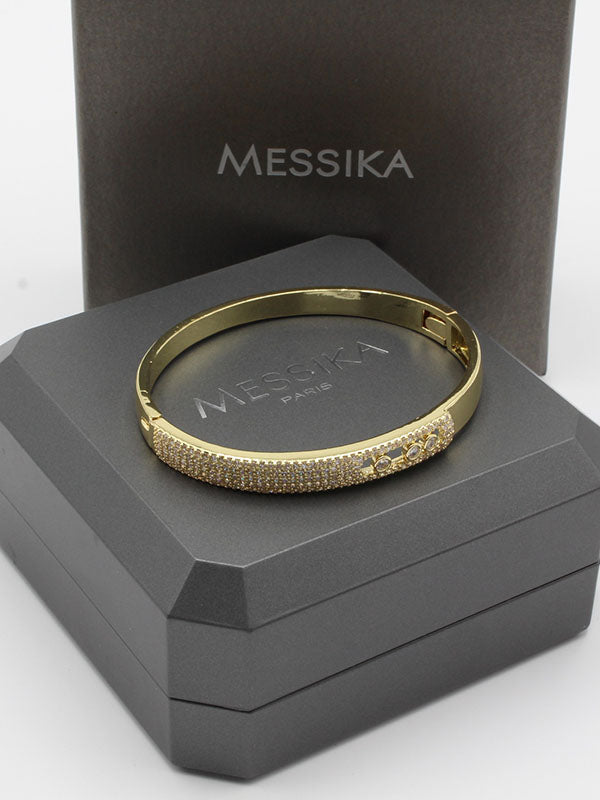 اسواره ميسيكا سلفر بانقل زركون اسواره messika