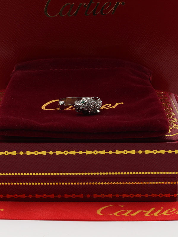 خاتم تايقر كريستال خواتم CARTIER فضي