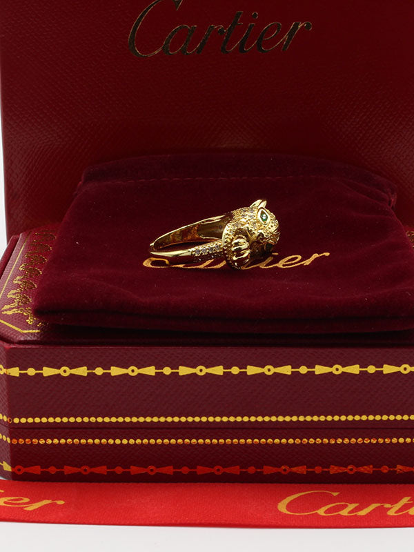 خاتم كارتير تايقر زركون قرين ايز خواتم CARTIER