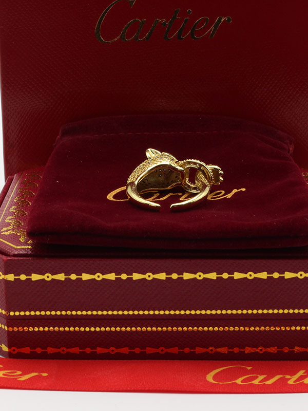 خاتم كارتير تايقر زركون قرين ايز خواتم CARTIER