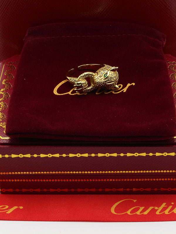 خاتم كارتير تايقر زركون قرين ايز خواتم CARTIER