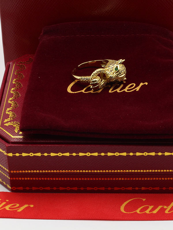 خاتم كارتير تايقر زركون قرين ايز خواتم CARTIER