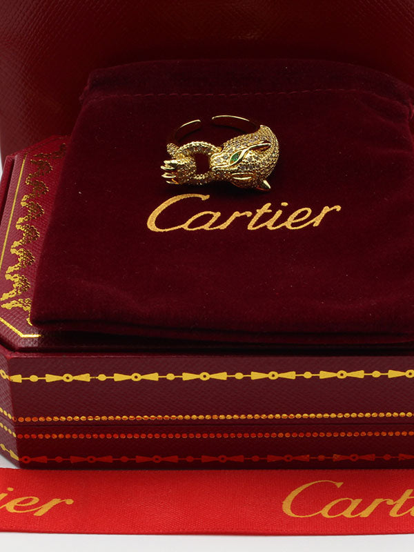 خاتم كارتير تايقر زركون قرين ايز خواتم CARTIER