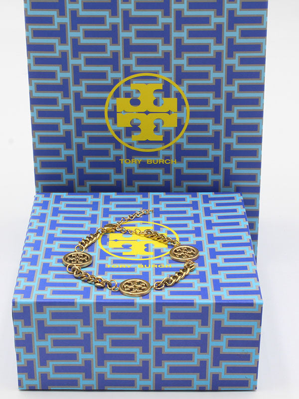 اسواره توري بورش تربل لوقو اسواره tory burch ذهبي