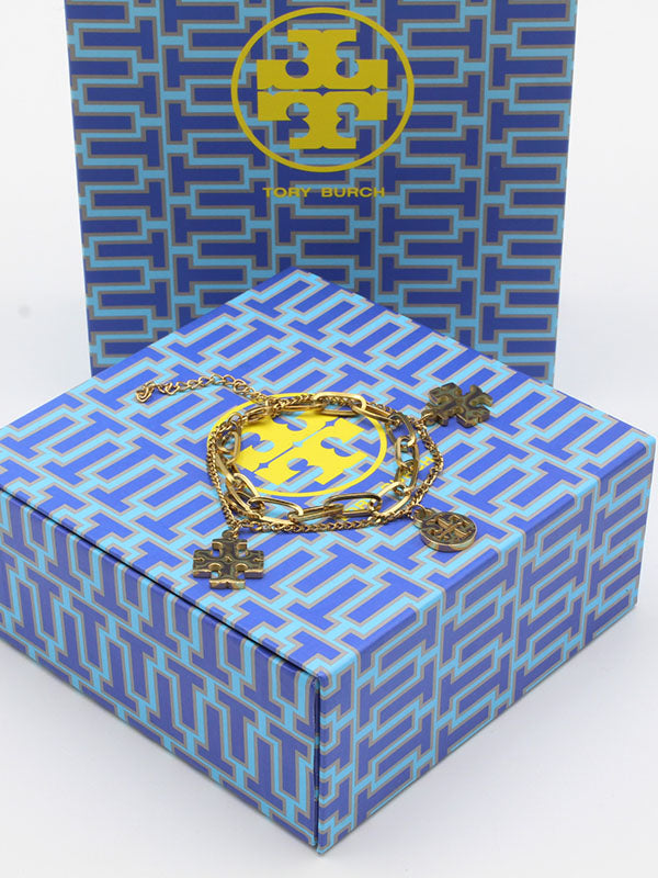اسواره توري بورش تربل لوقو دبل شاين اسواره tory burch