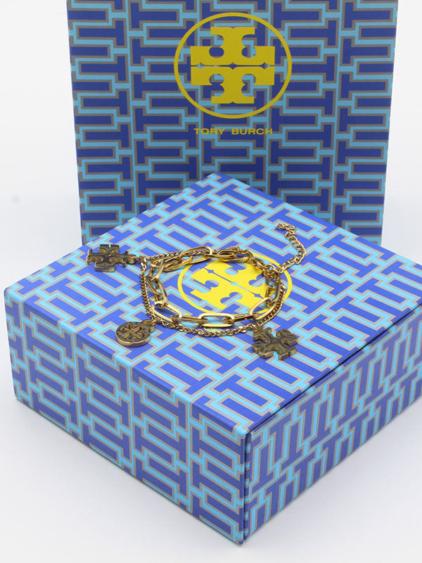 اسواره توري بورش تربل لوقو دبل شاين اسواره tory burch