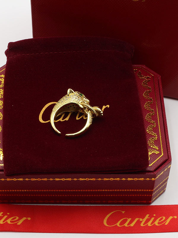 خاتم كارتير تايقر زركون قرين ايز خواتم CARTIER
