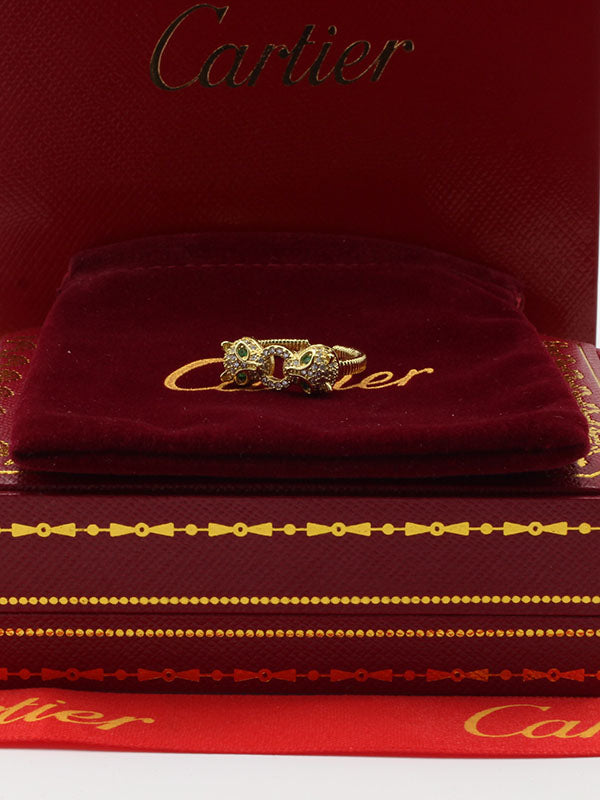 خاتم كارتير تايقر دبل فيس خواتم CARTIER