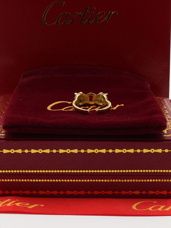 خاتم كارتير تايقر دبل فيس خواتم CARTIER