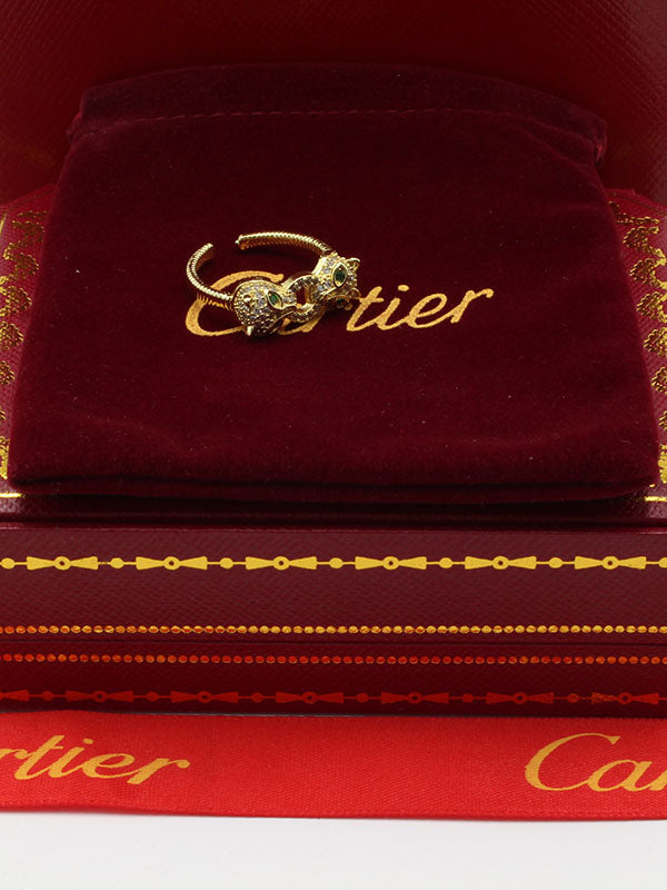 خاتم كارتير تايقر دبل فيس خواتم CARTIER