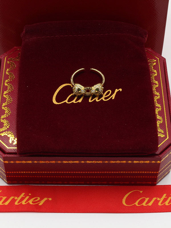 خاتم كارتير تايقر دبل فيس خواتم CARTIER