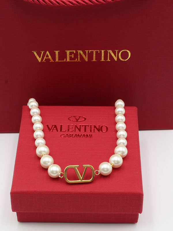 سلسال فالنتينو لولو كبير سلسال VALENTINO ذهبي