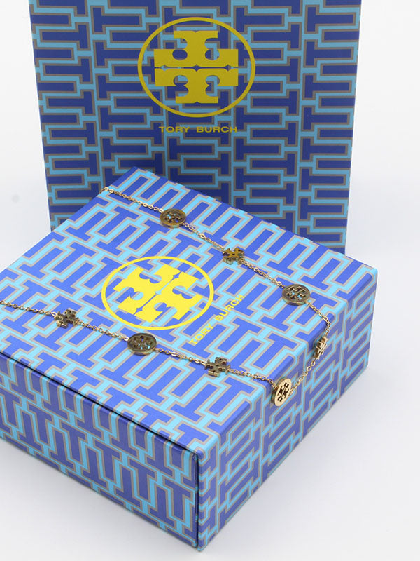 سلسال توري بورش ناعم لوقو سلسال tory burch