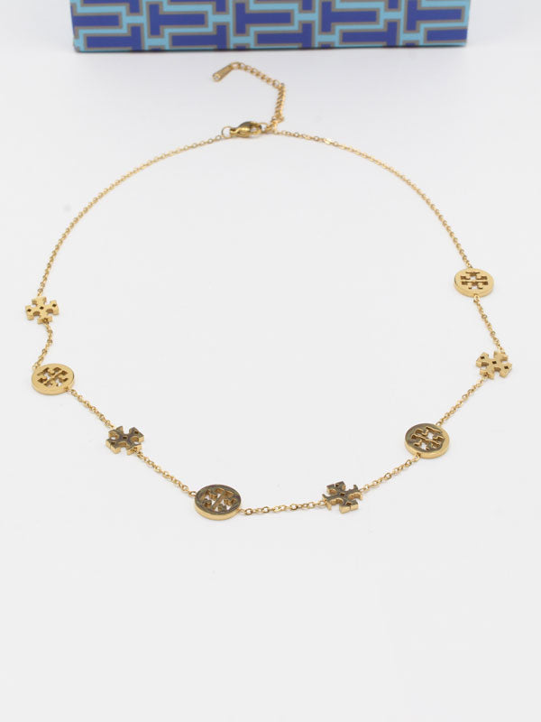 سلسال توري بورش ناعم لوقو سلسال tory burch ذهبي