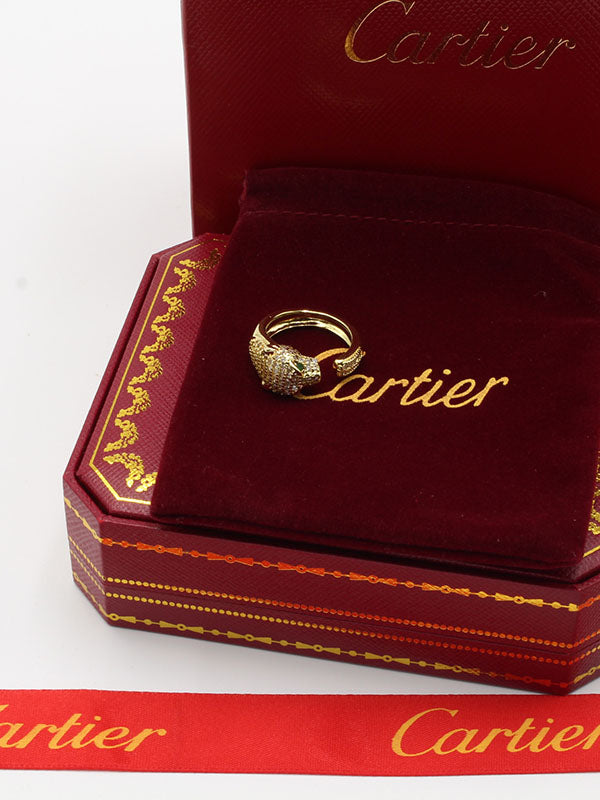 خاتم تايقر زركون خواتم CARTIER ذهبي