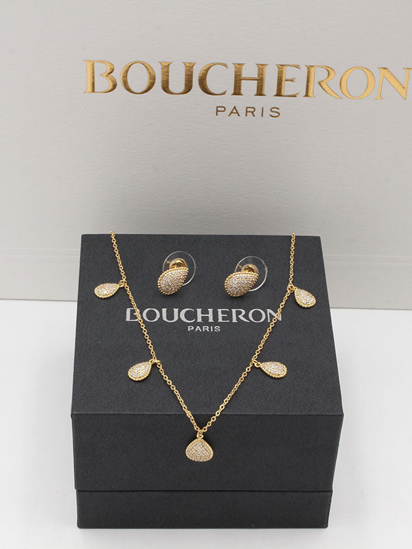طقم بوشرون تشوكر ناعم زركون اطقم bucheron