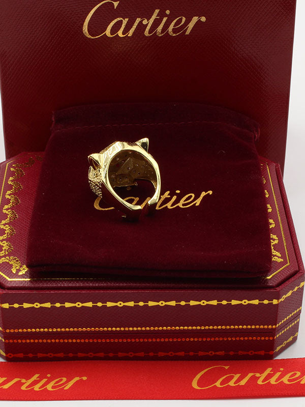 خاتم كارتير تايقر كبير ميتال خواتم CARTIER