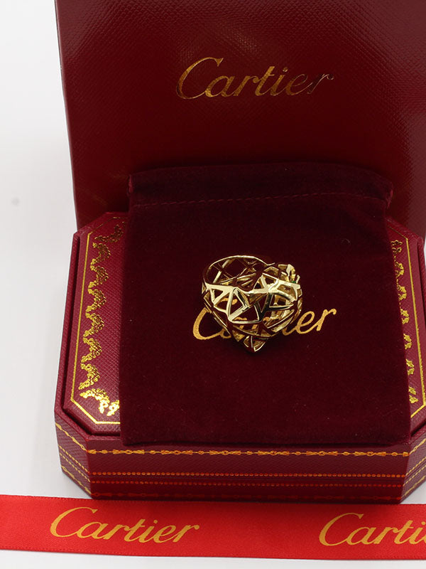 خاتم كارتير تايقر كبير خواتم CARTIER ذهبي