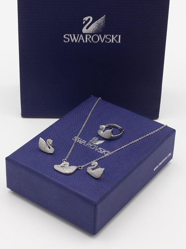 طقم سواروفسكي زركون 3 قطع اطقم Swarovski