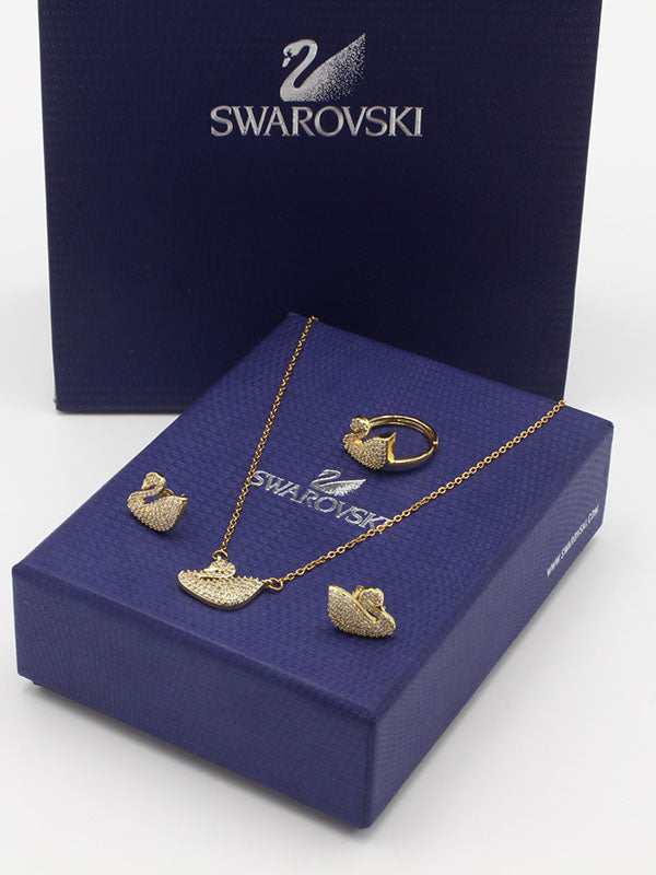 طقم سواروفسكي زركون 3 قطع اطقم Swarovski