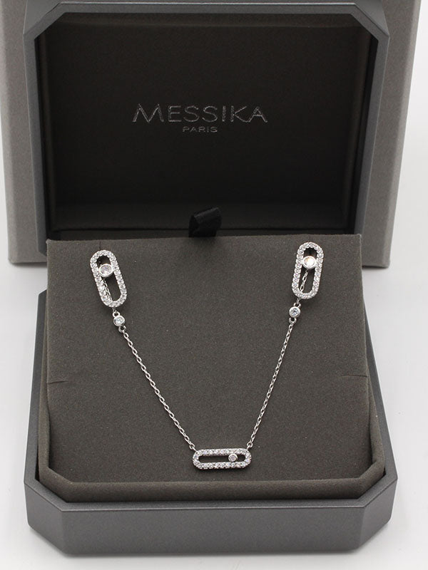 طقم ميسيكا 2 قطع ناعم زركون اطقم messika