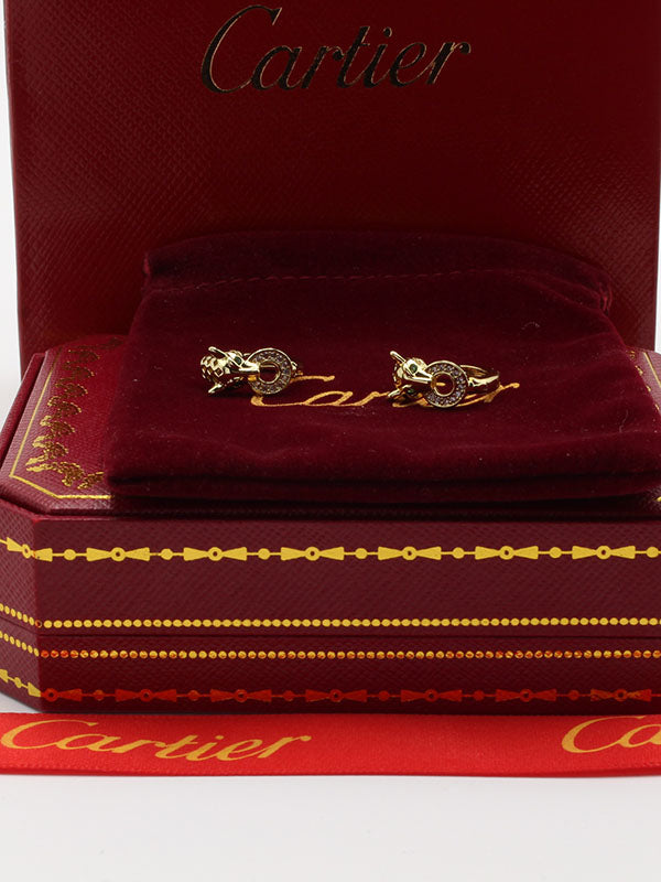 حلق كارتير تايقر زركون صغير حلق CARTIER