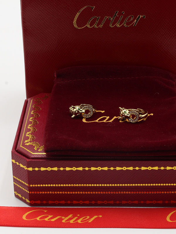 حلق كارتير تايقر زركون صغير حلق CARTIER
