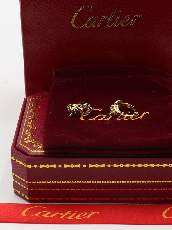 حلق كارتير تايقر زركون صغير حلق CARTIER