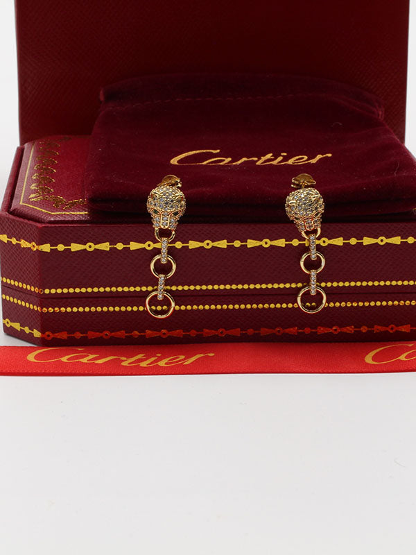 حلق كارتير تايقر زركون سيركلز حلق CARTIER